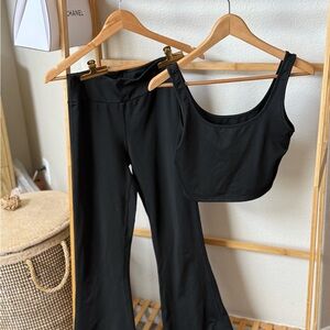 SHEIN Black Two-Piece Set